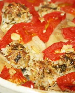 Запеченные с помидорами и топленым сливочным маслом голубцы