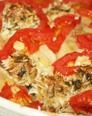 Запеченные с помидорами и топленым сливочным маслом голубцы