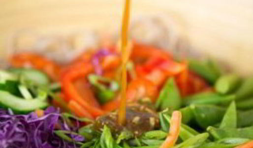 гречневая лапша с овощами