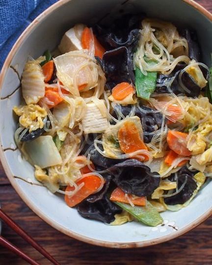 Рецепт древесных грибов с морковью