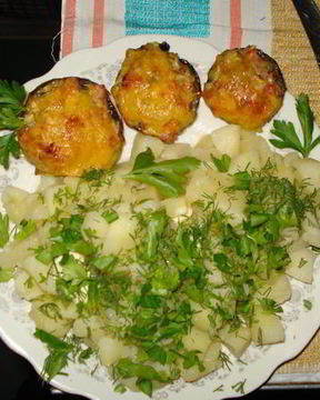 Фаршированные грибы