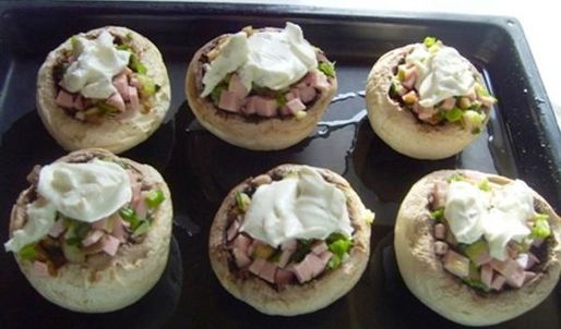 фаршированные шампиньоны