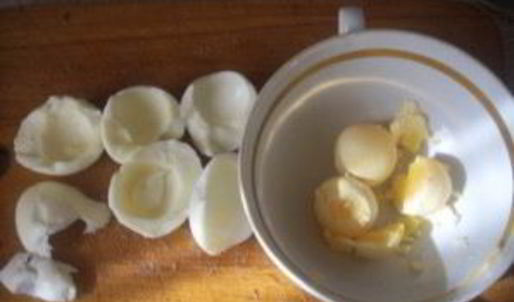 фаршированные шляпки шампиньонов