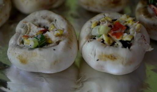 грибы фаршированные