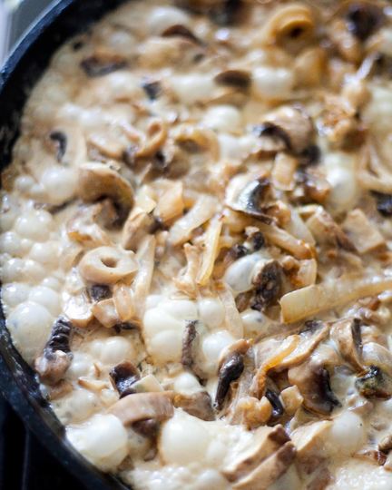 Рецепт грибов в сметане