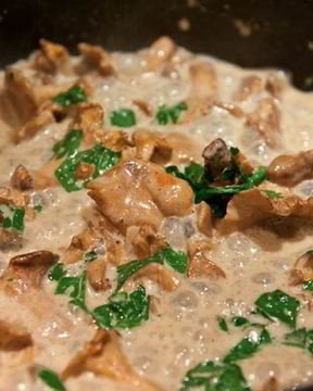 Лисички в духовке