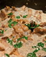 Лисички в духовке