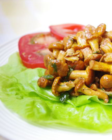 Рецепт лисичек, запеченных в фольге