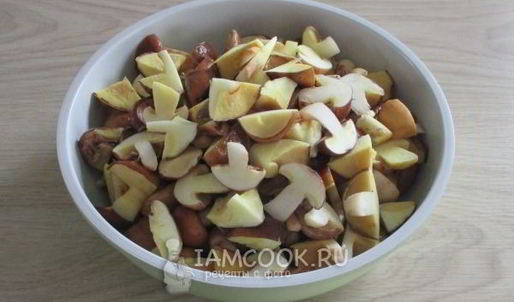 маслята жареные с картошкой