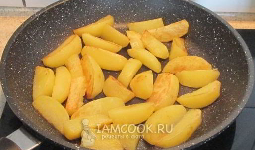 маслята жареные с картошкой