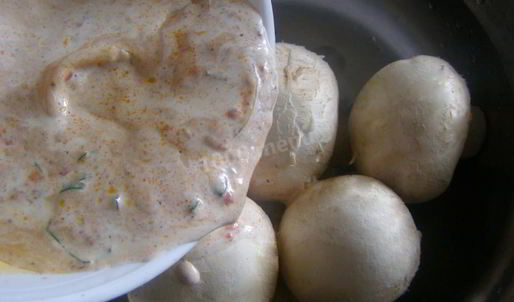 шампиньоны на костре