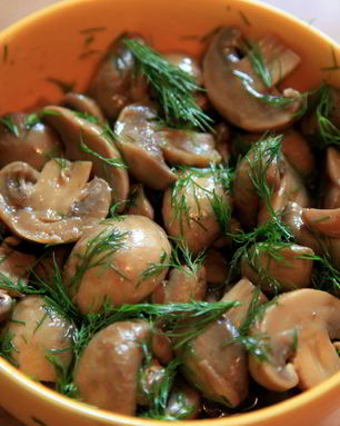Шампиньоны по-гречески