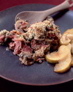 Шампиньоны с окороком