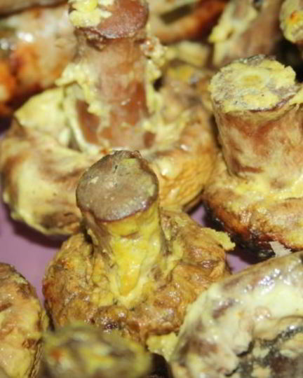 Рецепт шампиньонов в сметане с карри