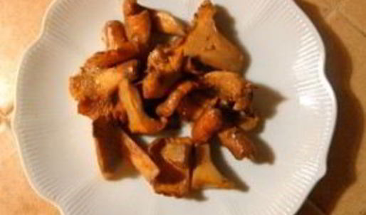 тушеные лисички