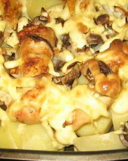 Рецепт запеченных опят