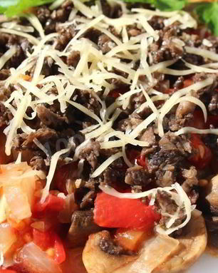 Запеченные шампиньоны в духовке постные