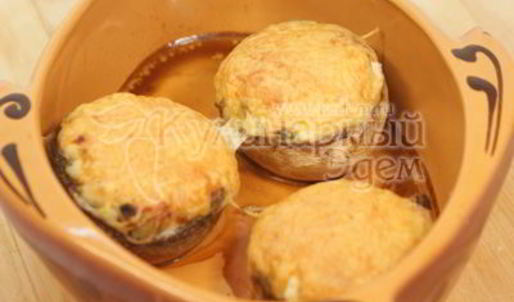 запеченные шампиньоны