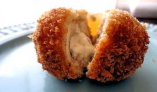 жареные фаршированные шампиньоны