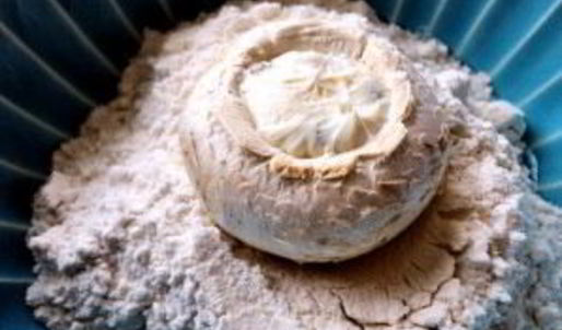 жареные фаршированные шампиньоны