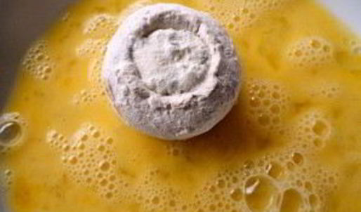 жареные фаршированные шампиньоны