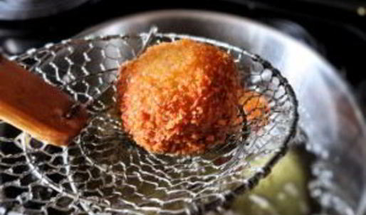 жареные фаршированные шампиньоны