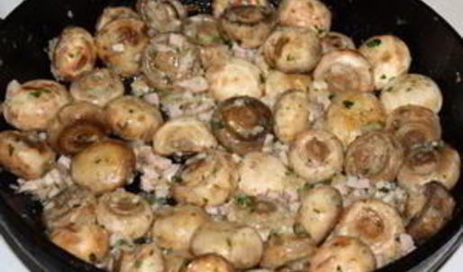 жареные шампиньоны