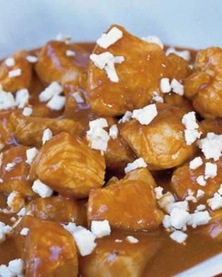 Рецепт греческого гуляша из индейки