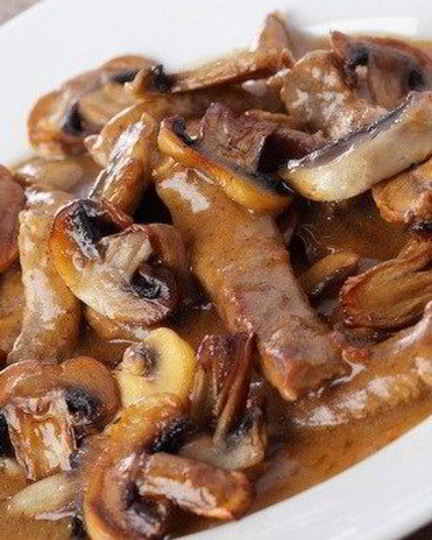 Рецепт грибного гуляша