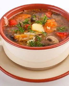 Грибной суп-гуляш