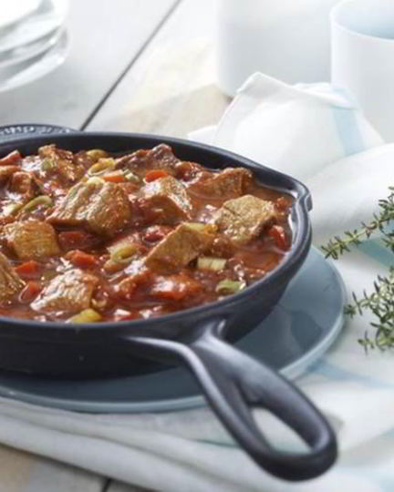 Рецепт гуляша из говядины с томатной пастой