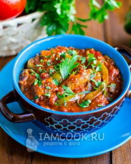 Рецепт гуляша из индейки