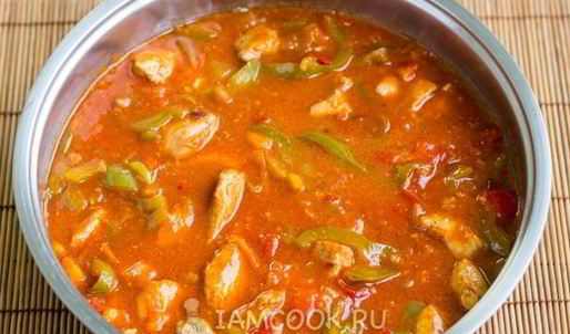 гуляш из индейки