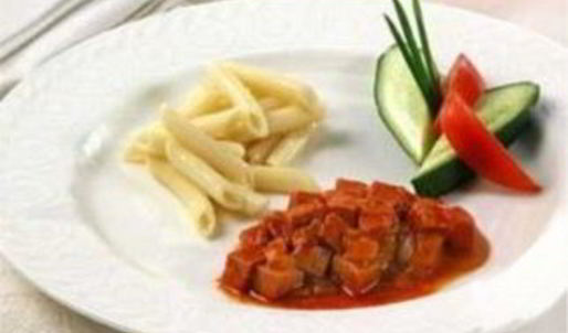 гуляш из колбасы