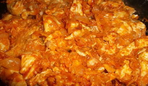 гуляш из куриного филе