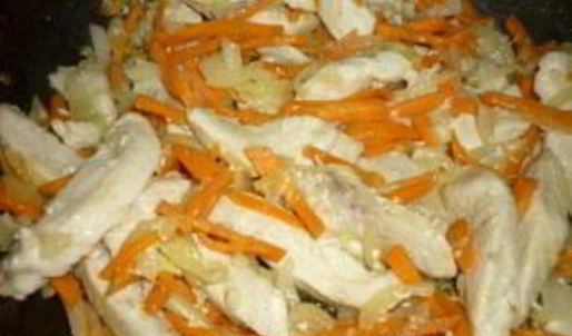 гуляш из куриной грудки