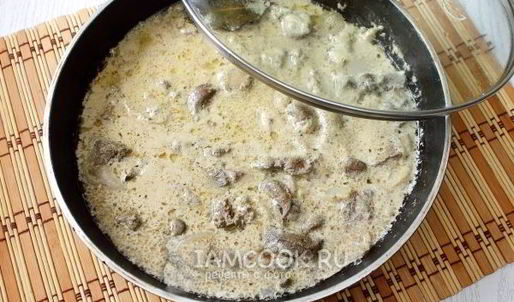 гуляш из куриной печени