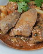 Гуляш из печени куриной