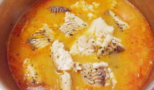 гуляш из тилапии