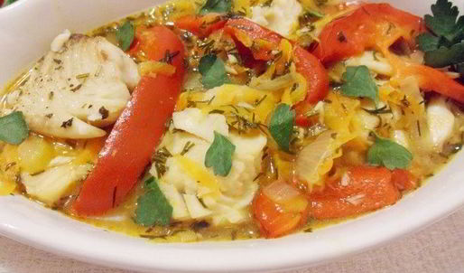 гуляш из тилапии