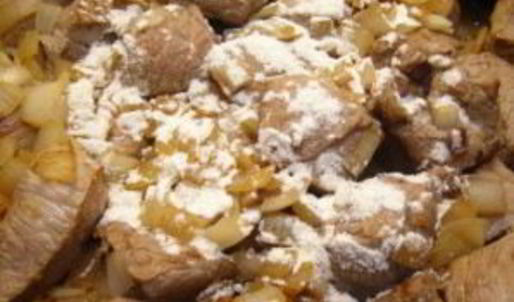 гуляш из вареной говядины