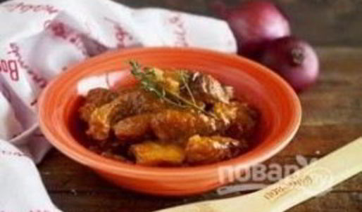 гуляш с кнедликами