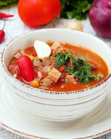 Рецепт гуляша с телятиной