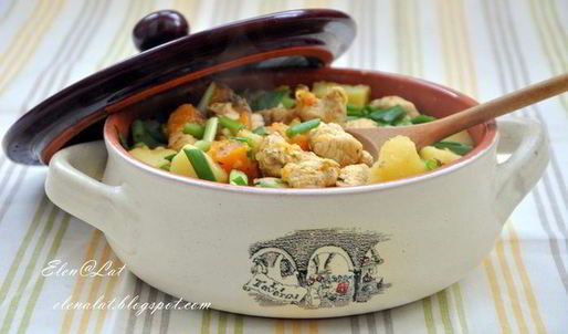 гуляш с тыквой и индейкой