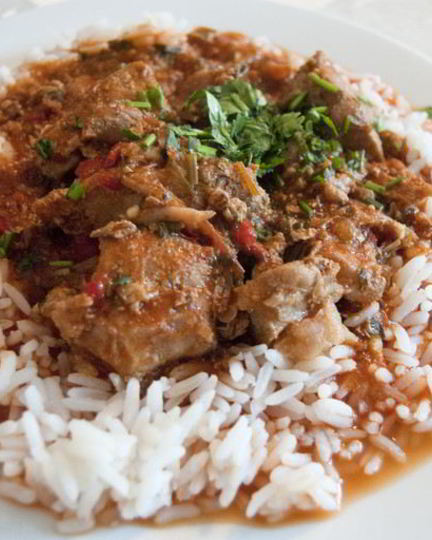 Рецепт гуляши со свининой и томатной пастой