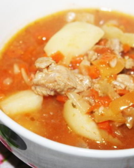 Рецепт супа-гуляша с индейкой