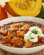 Вегетарианский гуляш из тыквы