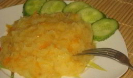 картофельное пюре постное