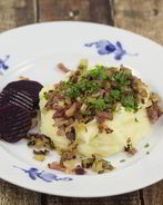 Картофельное пюре с беконом