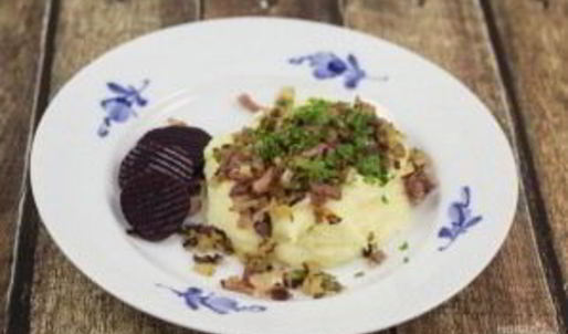 картофельное пюре с беконом